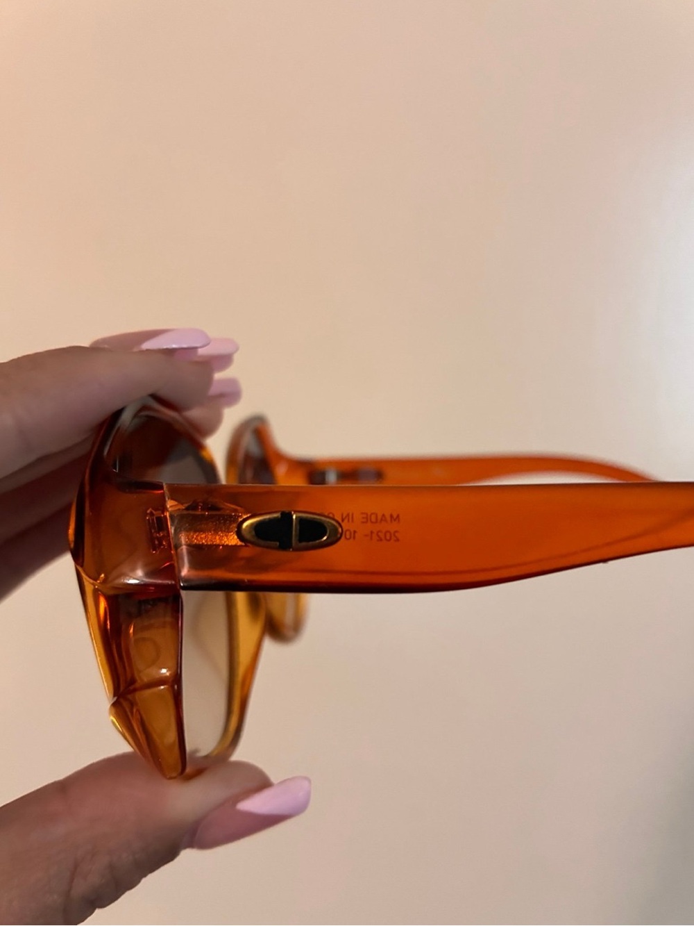 Dior Amber Tortoiseshell Oversized Sunglasses with Brown Gradient Lenses - Picture 2 of 4
